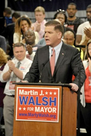 Boston Mayoral Candidate Marty Walsh