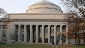 Exterior of MIT in Cambridge