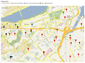 Boston real estate development map