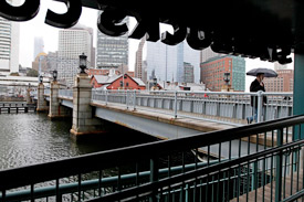 Congress St. Bridge in Boston Seaport